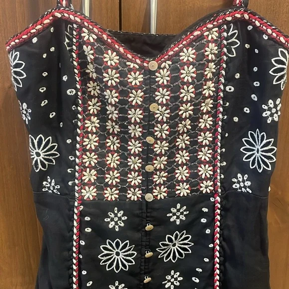 Veronica Beard Embroidered Beaded Dress - Picture 9 of 13